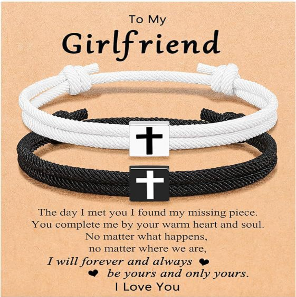 Milan Rope Braided Cross Bracelet